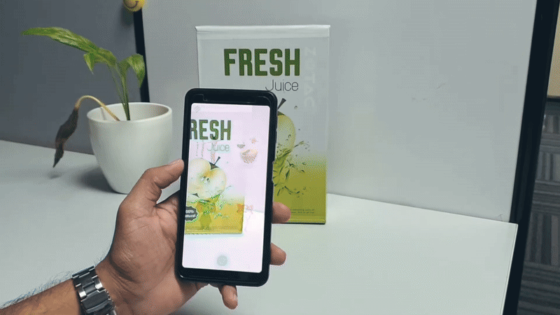 AR packaging preview