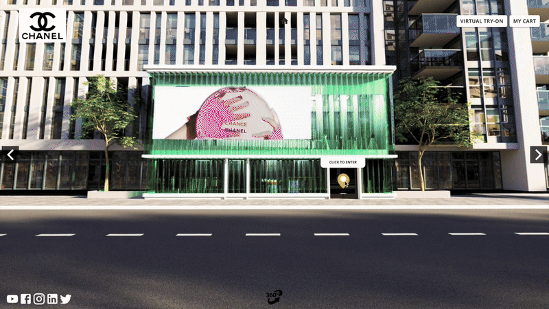 Virtual showroom preview